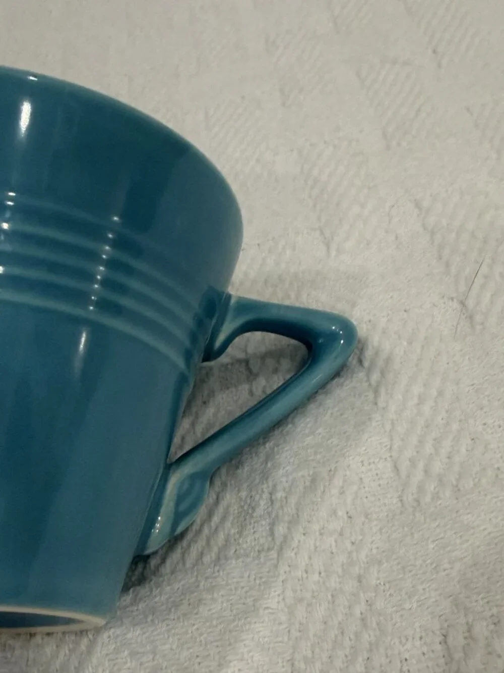 Vintage Original Fiesta Turquoise Ring Handle Teacup – Homer Laughlin